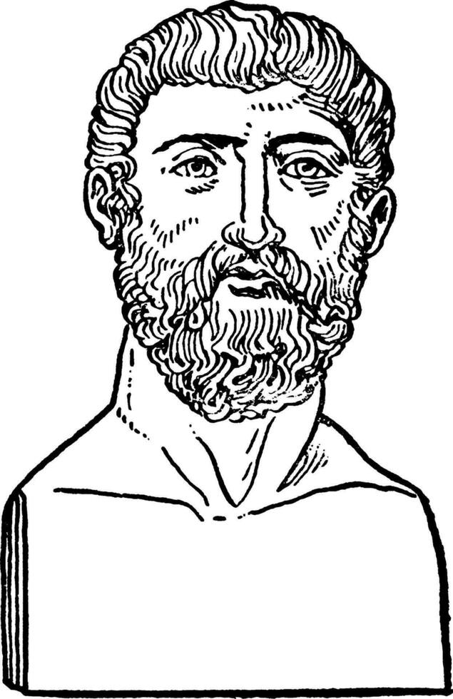 alcibiades, årgång illustration vektor