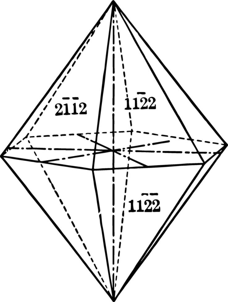 Pyramide von das zweite bestellen Jahrgang Illustration. vektor