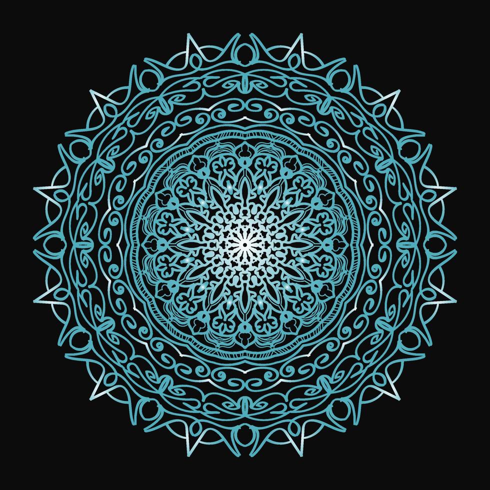 dekorativa koncept abstrakt mandala illustration vektor