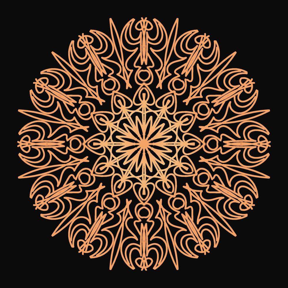 Mandala dekorativer Hintergrund vektor