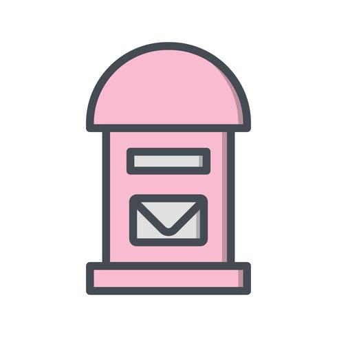 Vector Postbox Ikon