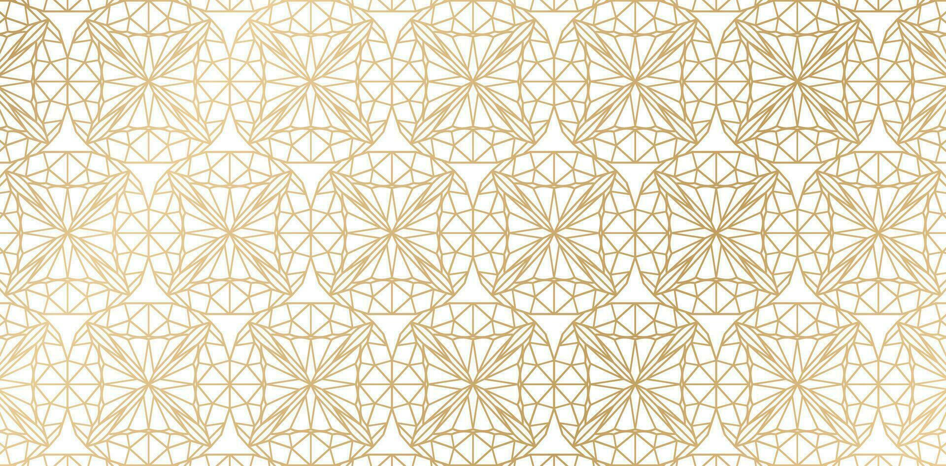 nahtlos Muster mit geometrisch Diamant geformt Ornamente basierend auf traditionell islamisch Kunst isoliert Weiß Hintergründe zum Stoff, Textil, Abdeckung, Verpackung Papiere, druckt Design Vorlagen Materialien vektor