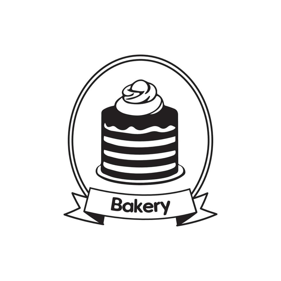 kaka klotter ikon - paj, skiva, bageri, sötsaker, påsk, bit, frukter. tunn linje konst handla om efterrätt Produkter. redigerbar stroke. vektor illustration