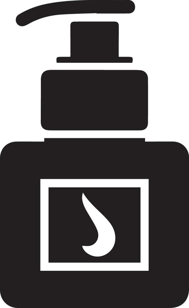enkel silhuett design av flaska, burk ikon, stock vektor, logotyp isolerat på vit bakgrund vektor