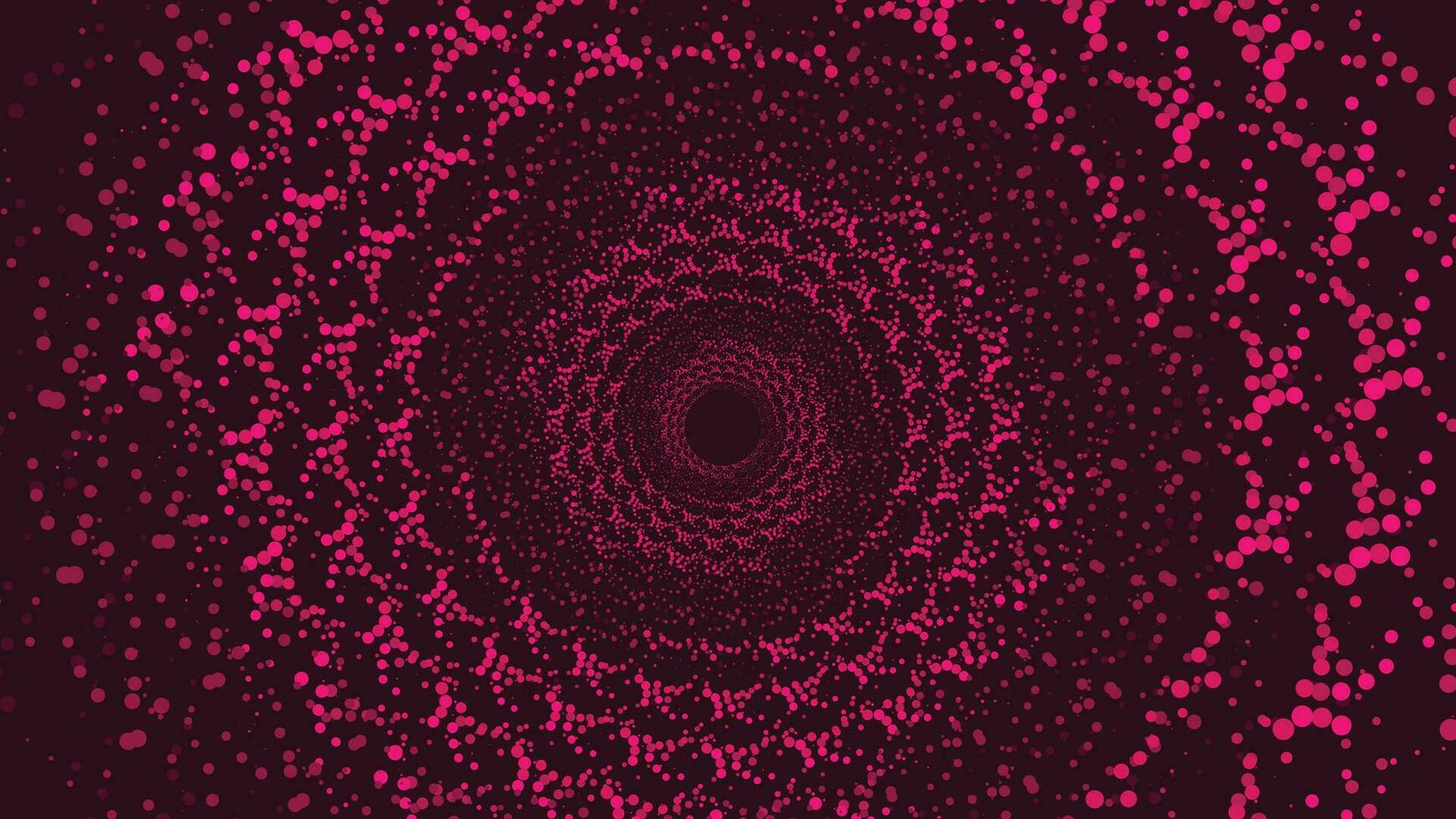 abstarct Spiral- runden Rosa gepunktet Wirbel Rosa Farbe Hintergrund. vektor