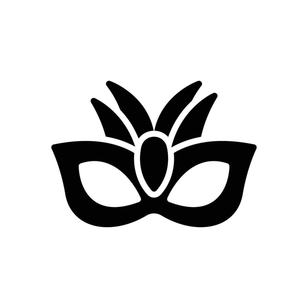 Auge Maske Symbol. Vektor Glyphe Symbol zum Ihre Webseite, Handy, Mobiltelefon, Präsentation, und Logo Design.
