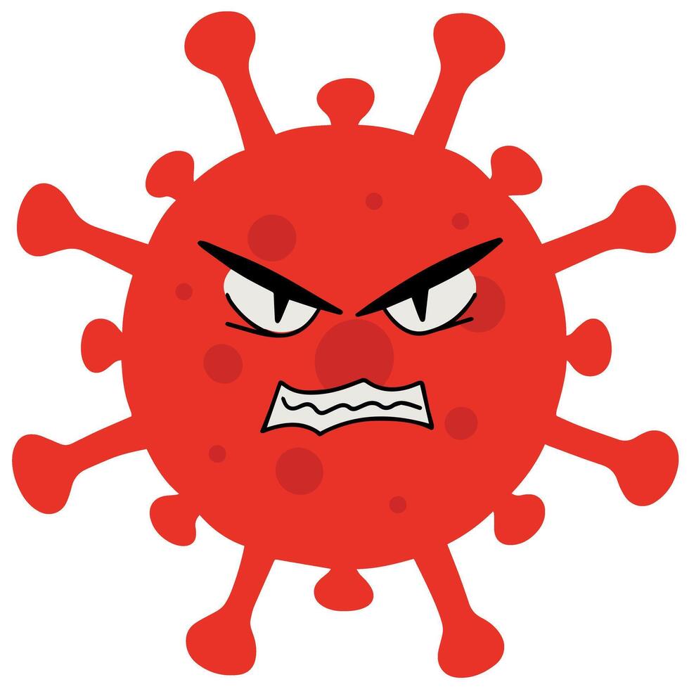 dålig virus vektor illustration