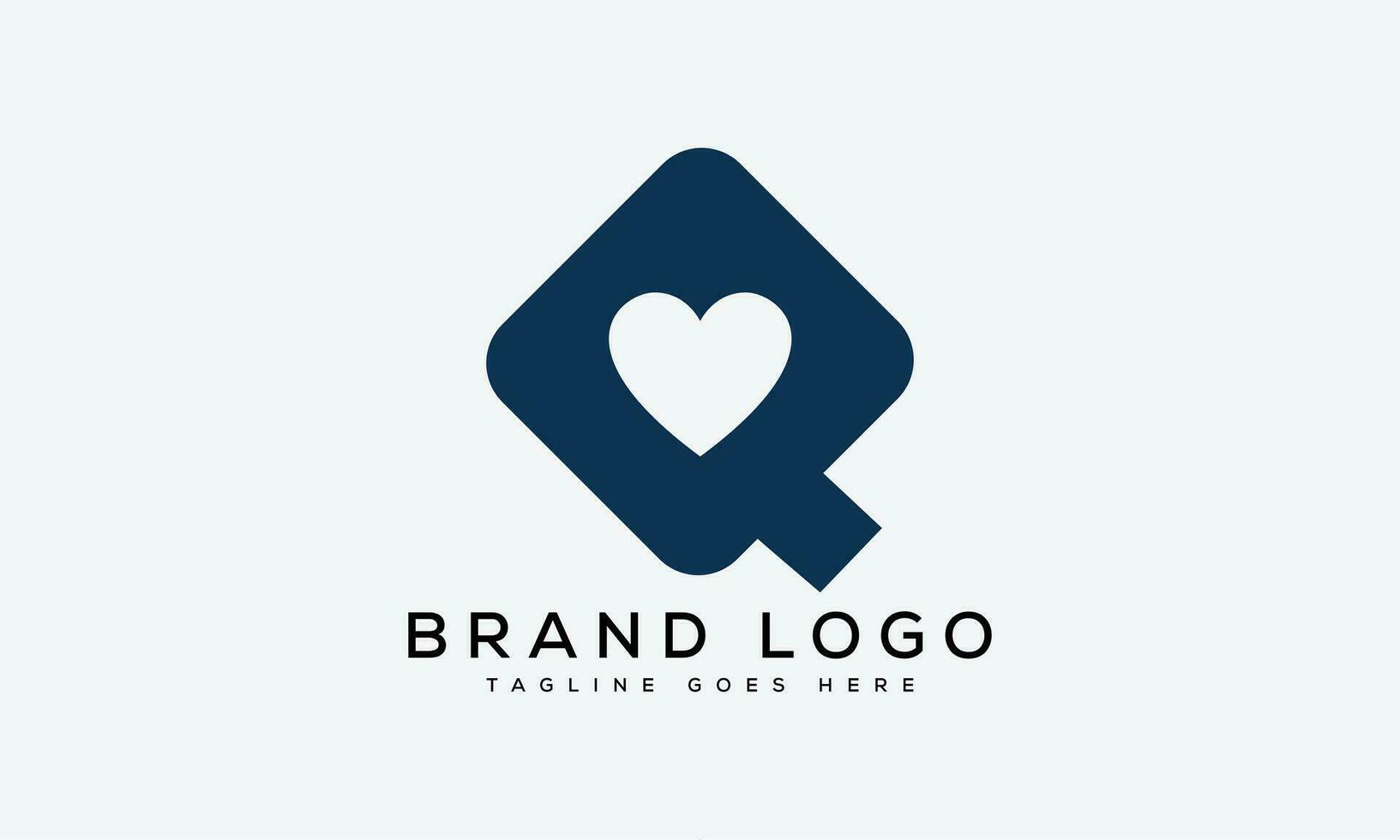 brev q logotyp design vektor mall design för varumärke.