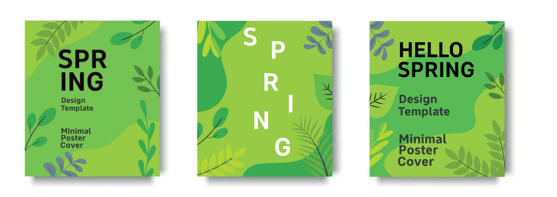 Frühling abstrakt Sozial Medien Geschichten Design Vorlagen. Frühling Hintergrund, Abdeckung, Verkauf Banner, Flyer Design. Vorlage zum Werbung, Netz, Sozial Medien. vektor