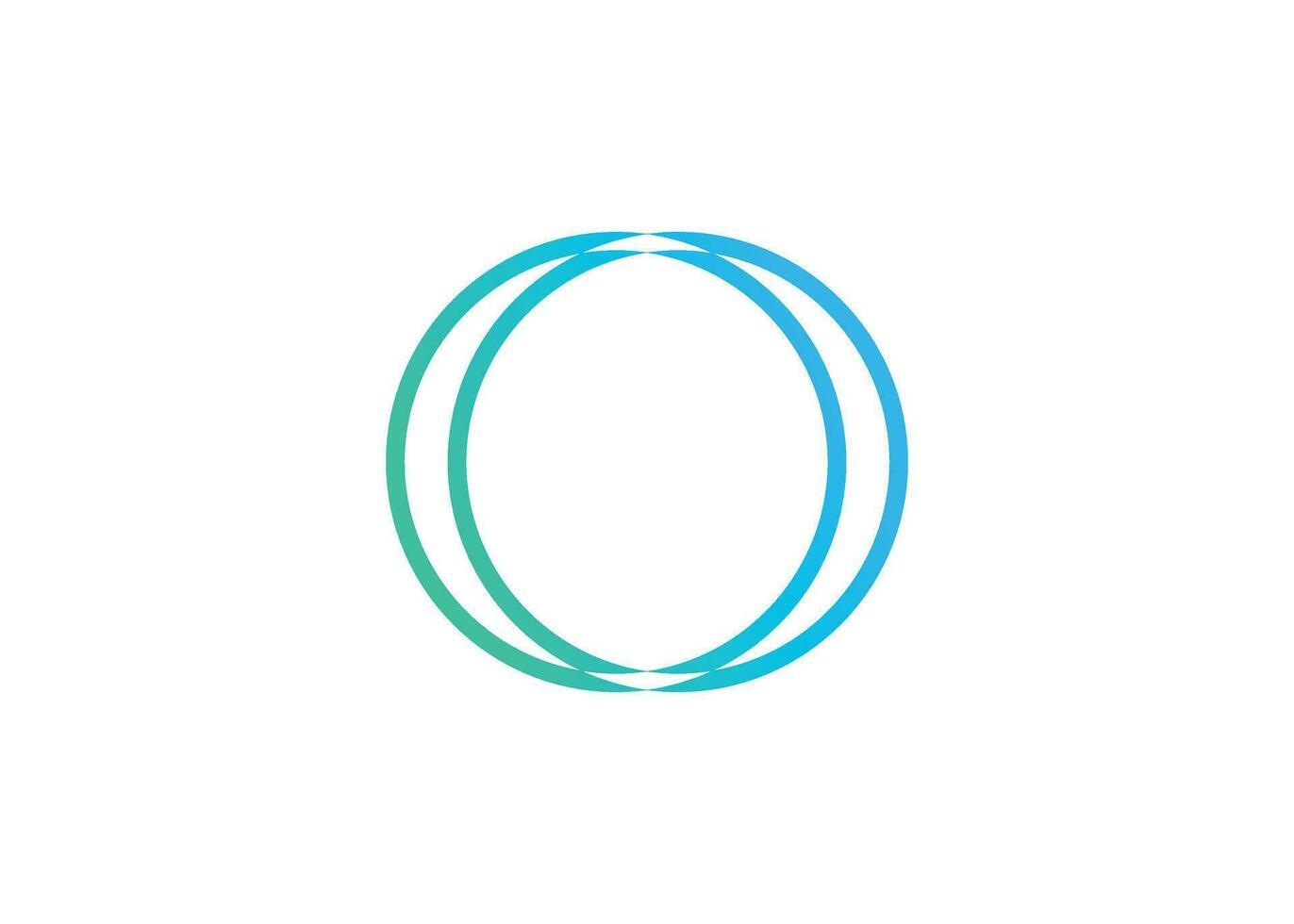 modern Brief Ö Logo Design Vektor Vorlage