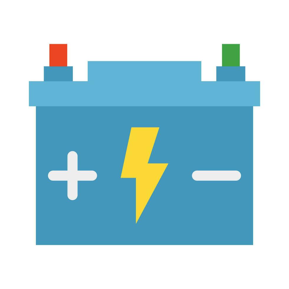 Batterie Vektor eben Symbol zum persönlich und kommerziell verwenden.