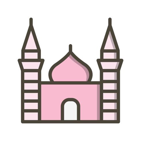 Moschee-Vektor-Symbol vektor