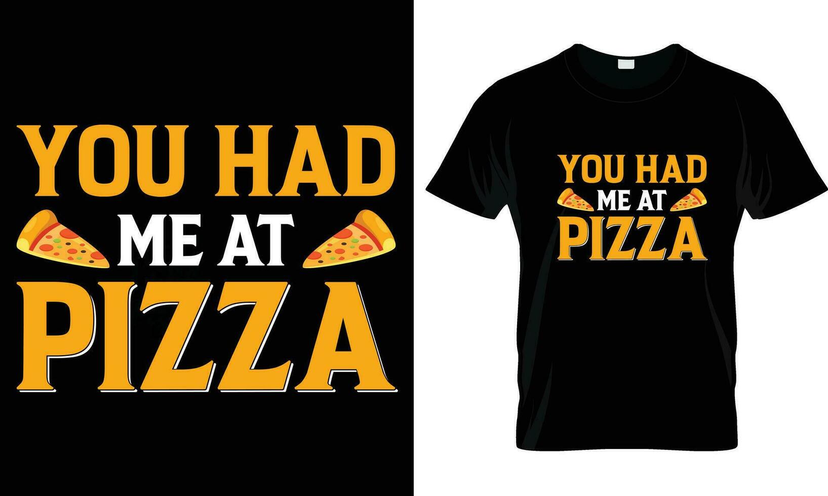 pizza t-shirt design vektor grafisk.