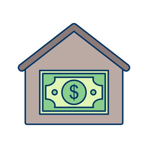 hus pris vektor ikon