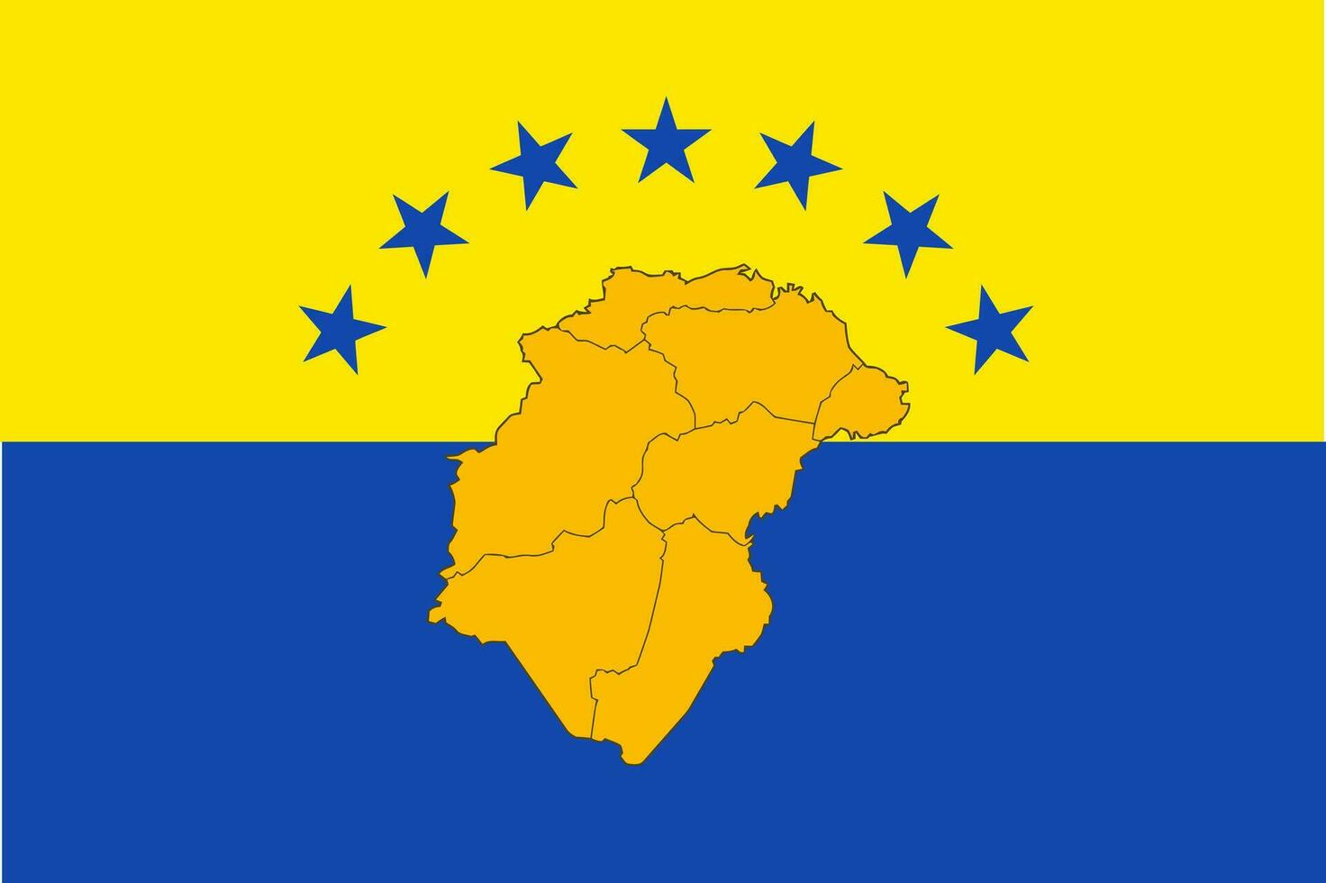 Bandera de la Provinz de Herrera vektor