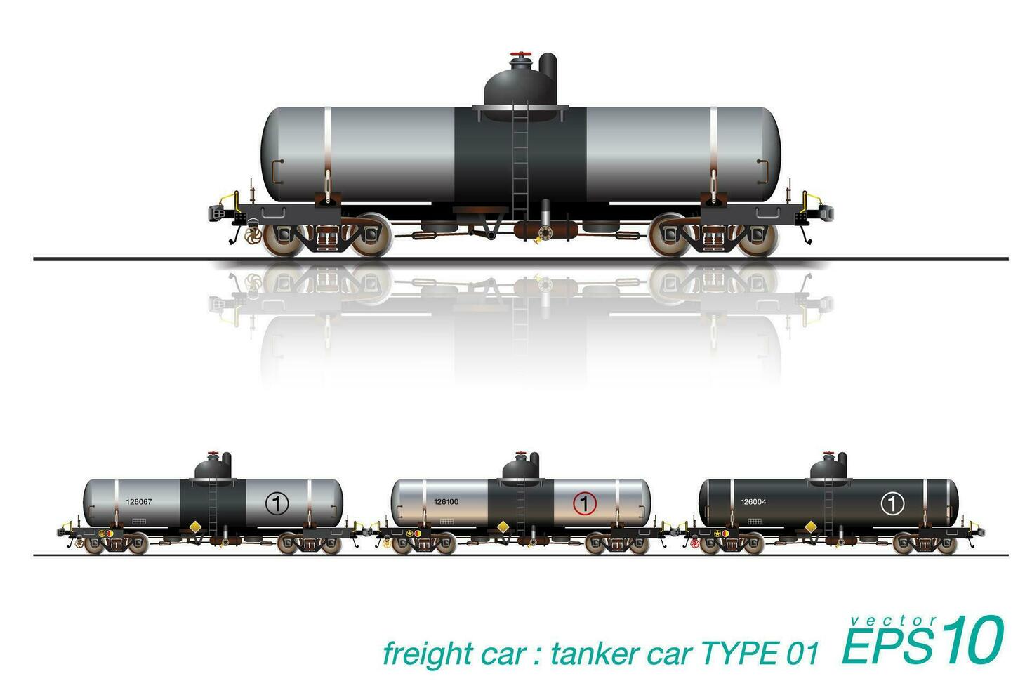 tankfartyg bil järnväg, frakt tåg vektor