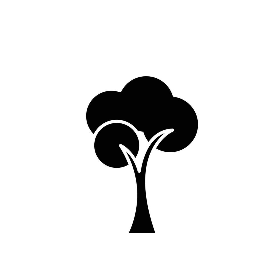 träd ikon stock vektor illustration