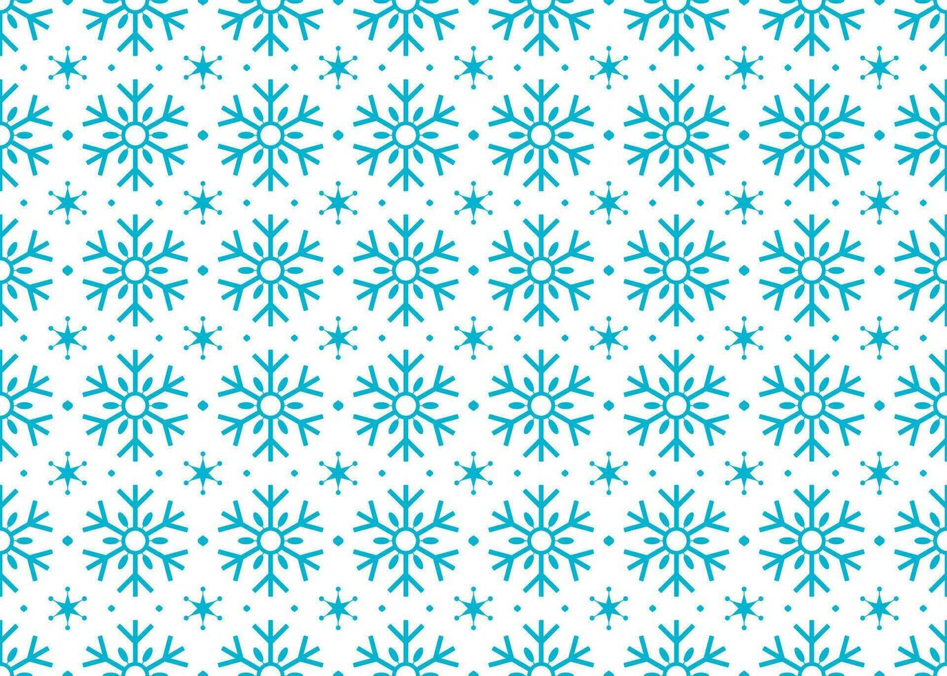 geometrisch und Schneeflocke nahtlos Muster zum Stoff Teppich Hintergrund Hintergrund Verpackung usw. vektor