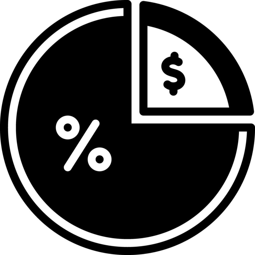 solide Symbol zum Verhältnis vektor