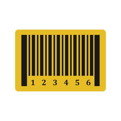 Vektor-Barcode-Symbol vektor