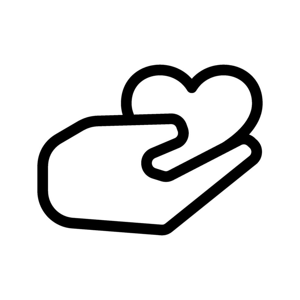 välgörenhet ikon vektor symbol design illustration