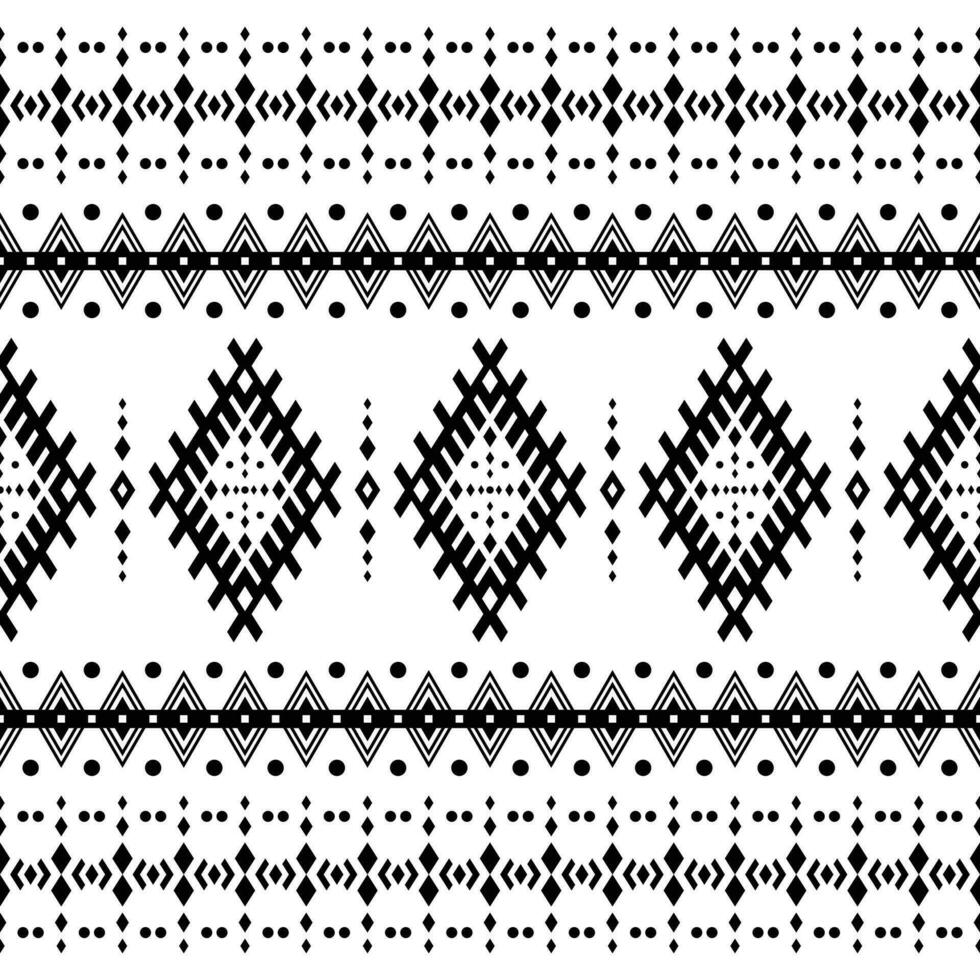 ethnisch geometrisch abstrakt Motiv Hintergrund Design. nahtlos Muster im Volk Kunst Stil. aztekisch navajo einheimisch amerikanisch. Design zum Textil, Stoff, Kleidung, Vorhang, Teppich, Ornament, Verpackung, Hintergrund. vektor