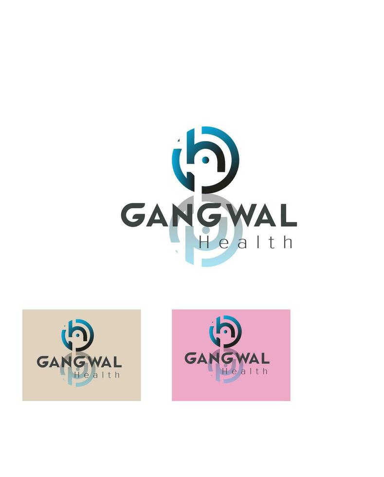 Gangawal Logo herunterladen zum Ihre Unternehmen vektor