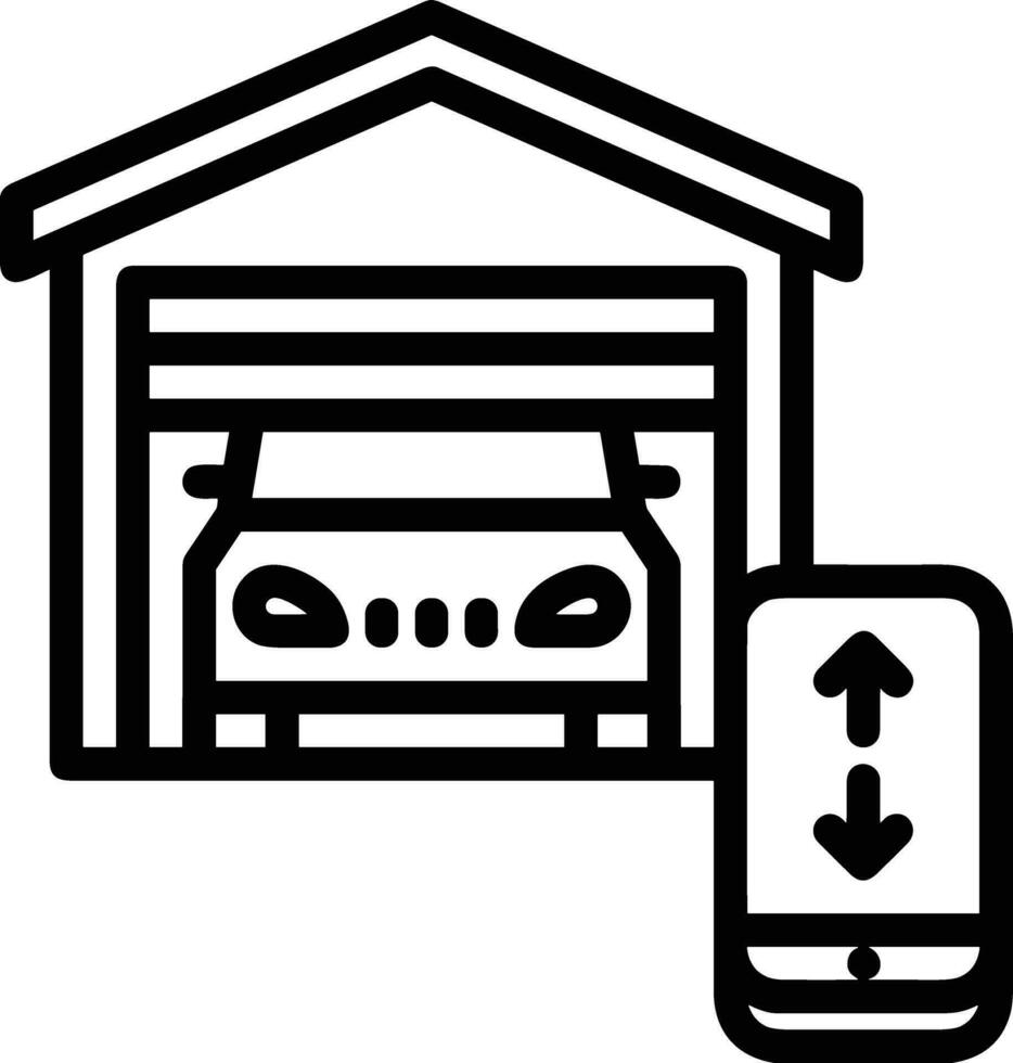 Zuhause Gliederung Symbol Symbol Vektor Bild. Illustration von das Haus echt Nachlass Grafik Eigentum Design Bild