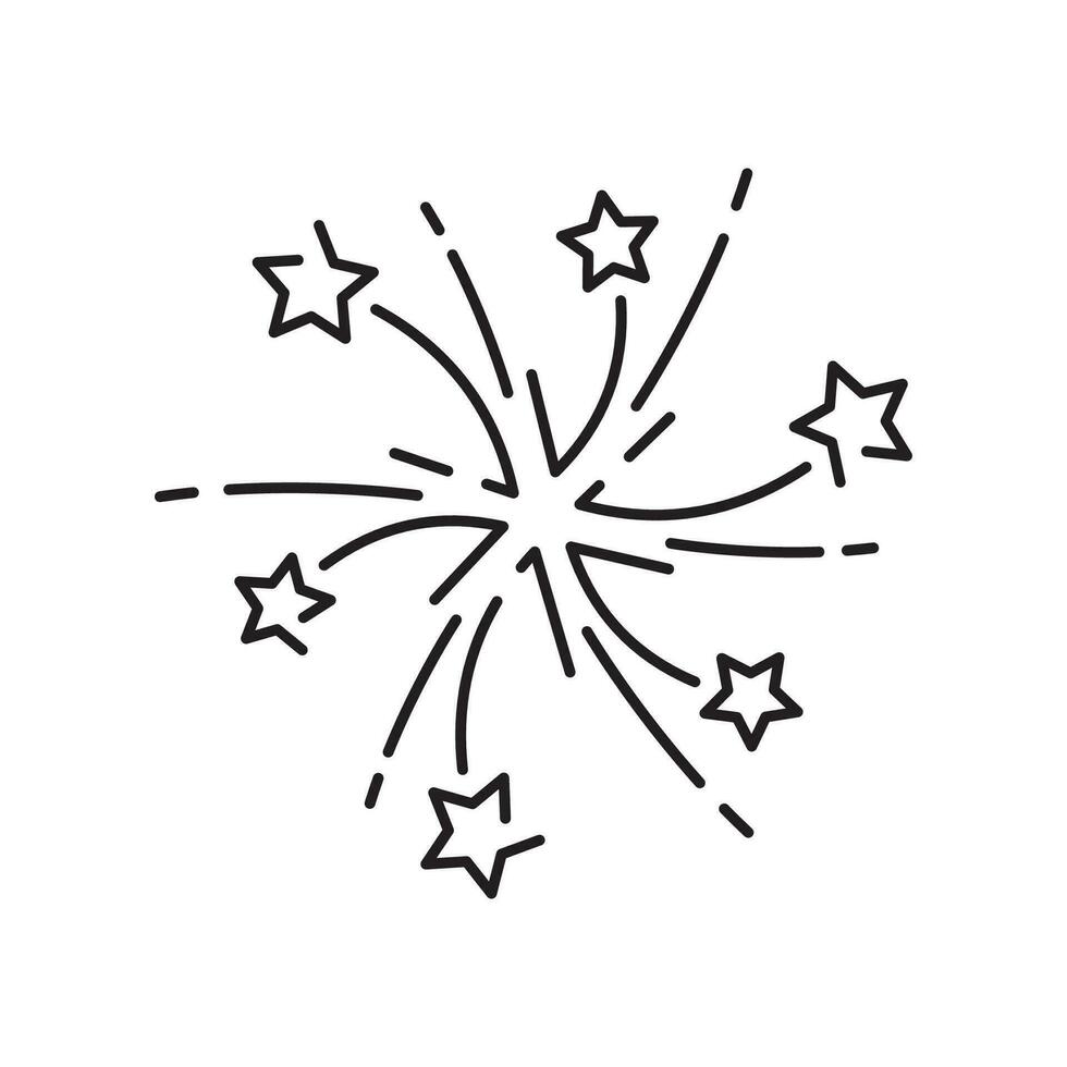 Weihnachten Star Linie Symbol oder Logo Stil. hoch Qualität Zeichen und Symbol auf ein Weiß Hintergrund. glücklich Neu Jahr Vektor Gliederung Piktogramm zum Infografik.