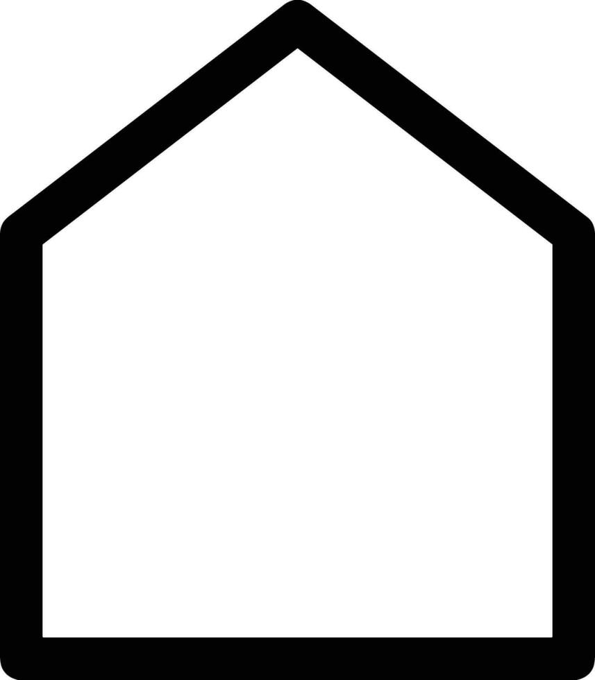 Zuhause Gliederung Symbol Symbol Vektor Bild. Illustration von das Haus echt Nachlass Grafik Eigentum Design Bild