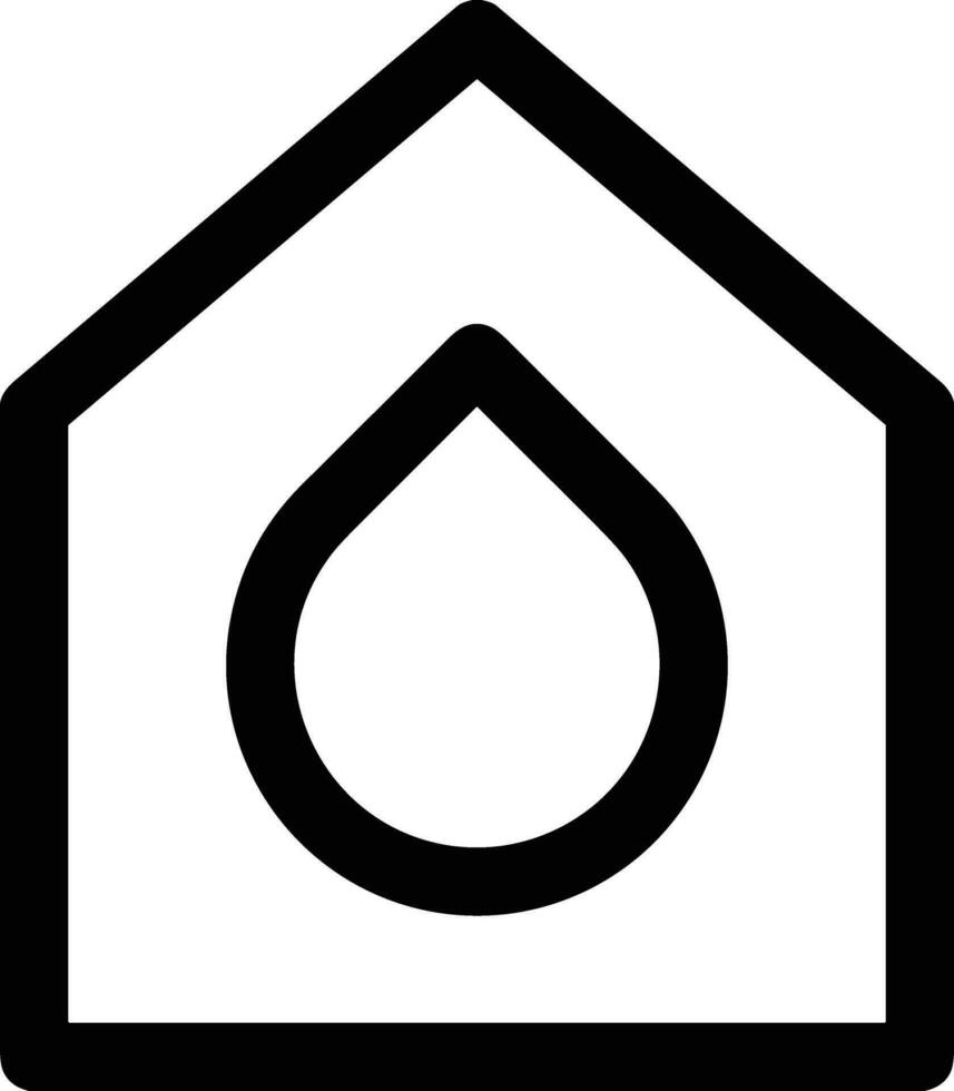 Zuhause Gliederung Symbol Symbol Vektor Bild. Illustration von das Haus echt Nachlass Grafik Eigentum Design Bild