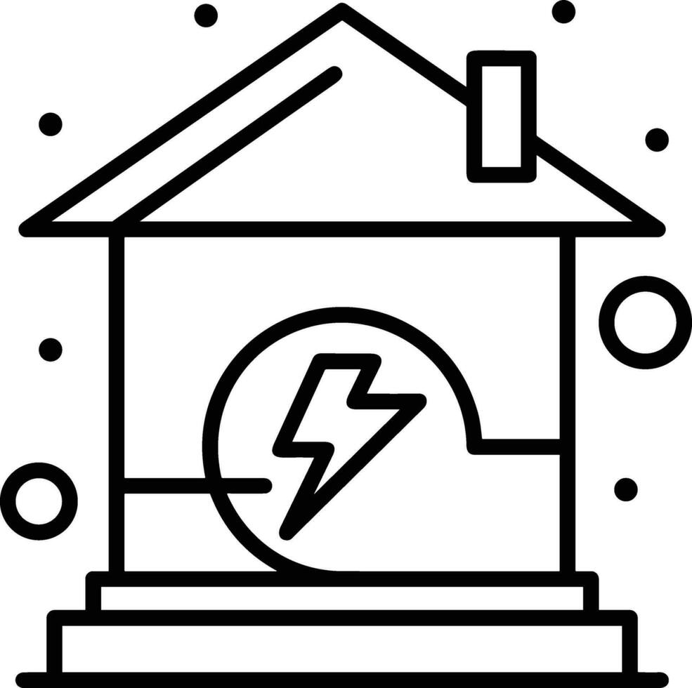 Zuhause Gliederung Symbol Symbol Vektor Bild. Illustration von das Haus echt Nachlass Grafik Eigentum Design Bild