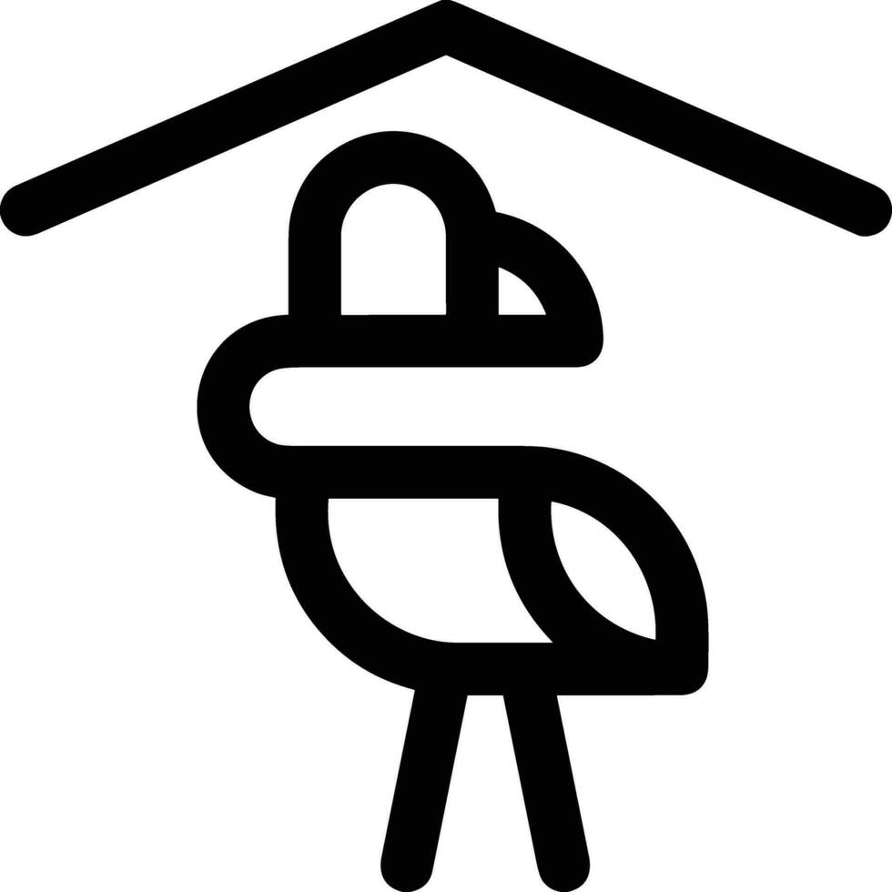 Zuhause Gliederung Symbol Symbol Vektor Bild. Illustration von das Haus echt Nachlass Grafik Eigentum Design Bild