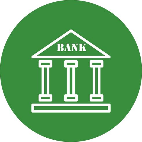 Bank-Vektor-Symbol vektor