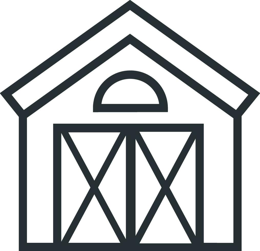 Zuhause Gliederung Symbol Symbol Vektor Bild. Illustration von das Haus echt Nachlass Grafik Eigentum Design Bild