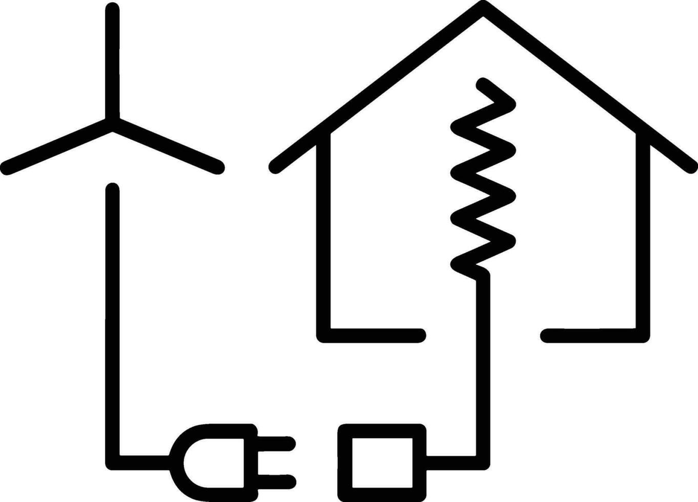 Zuhause Gliederung Symbol Symbol Vektor Bild. Illustration von das Haus echt Nachlass Grafik Eigentum Design Bild