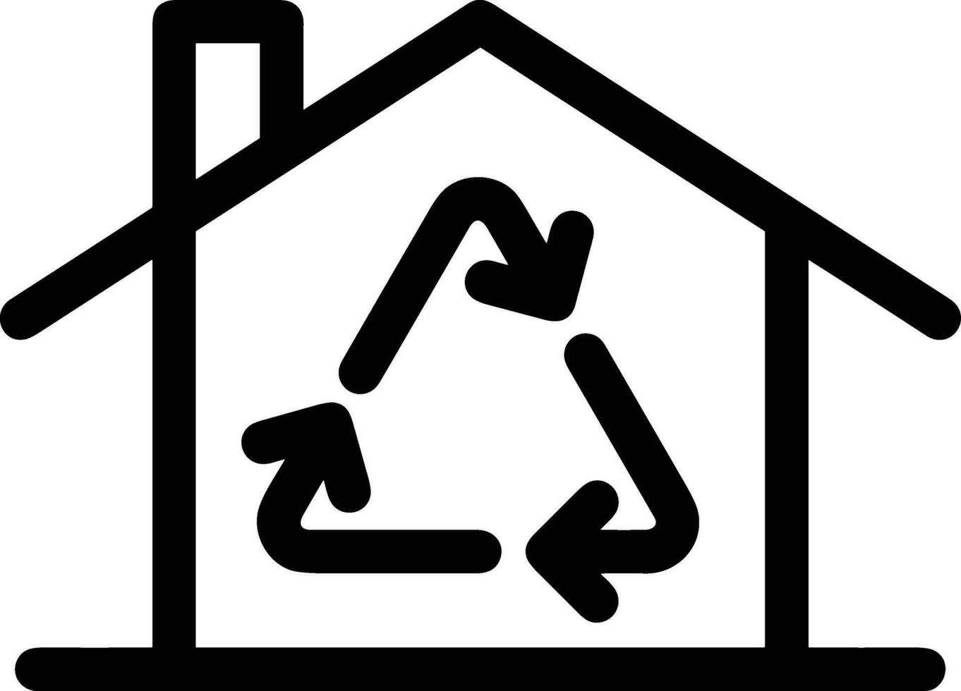 Zuhause Gliederung Symbol Symbol Vektor Bild. Illustration von das Haus echt Nachlass Grafik Eigentum Design Bild