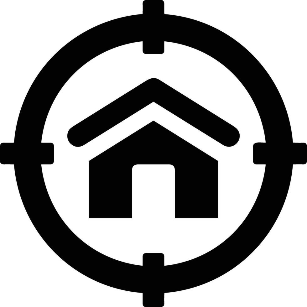 Zuhause Startseite Symbol Symbol Vektor Bild. Illustration von das Haus echt Nachlass Grafik Eigentum Design Bild