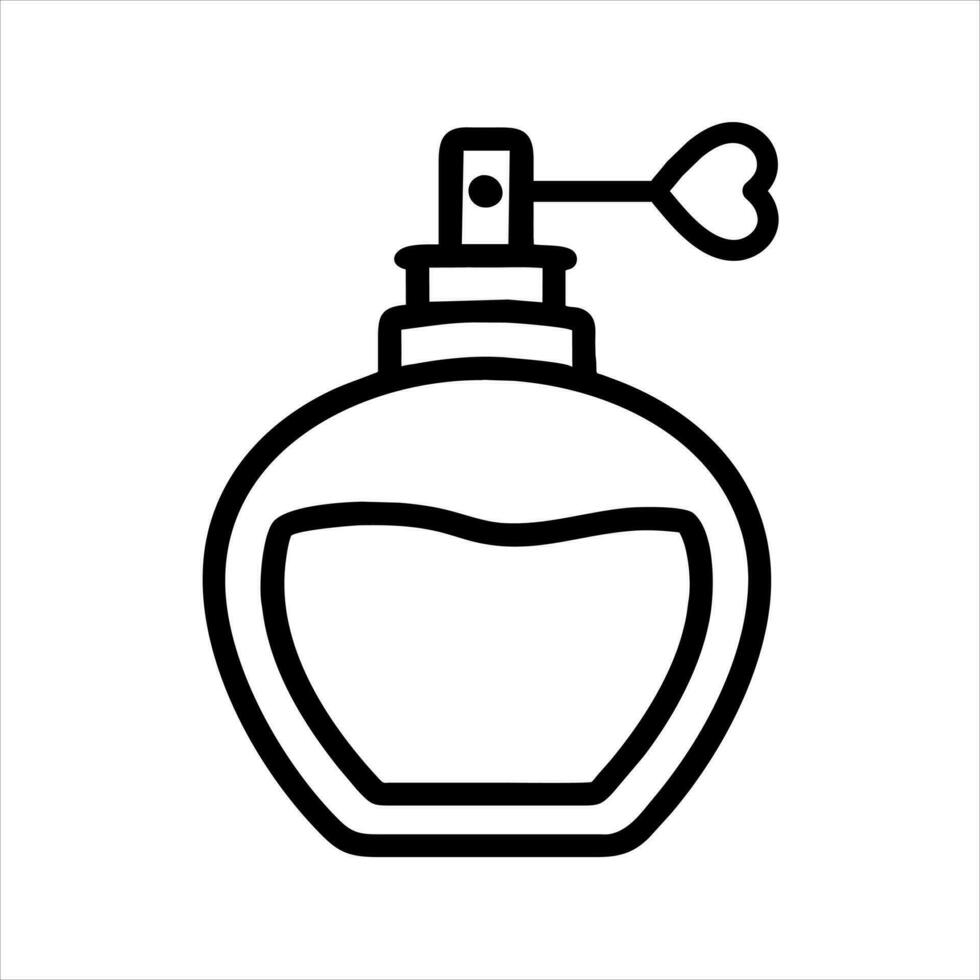parfym översikt vektor ikon. parfym illustration för webb, mobil applikationer, design. vektor symbol av parfym.