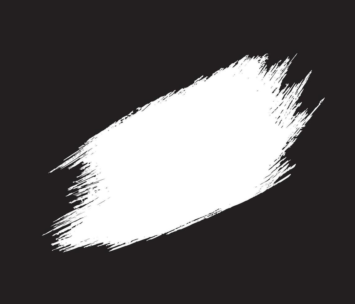 svart och vit fyrkant borsta stroke ram på vit bakgrund. vektor illustration. vektor grunge cirkel. bläck fyrkant stroke på vit bakgrund. vektor grunge cirkel