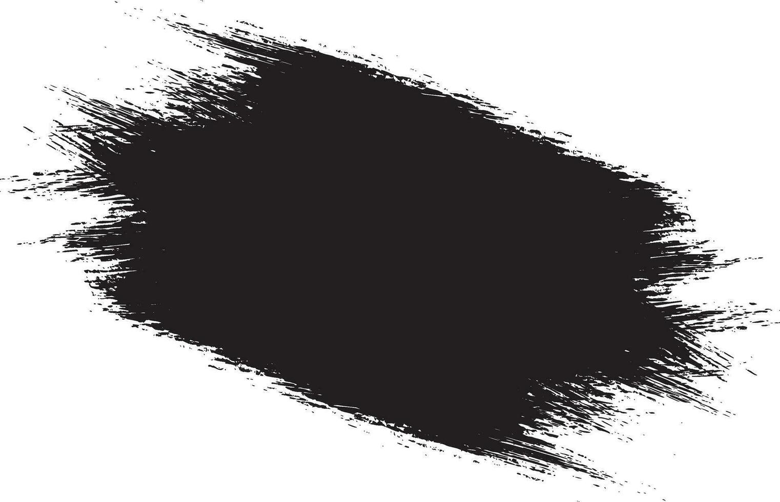 svart och vit fyrkant borsta stroke ram på vit bakgrund. vektor illustration. vektor grunge cirkel. bläck fyrkant stroke på vit bakgrund. vektor grunge cirkel