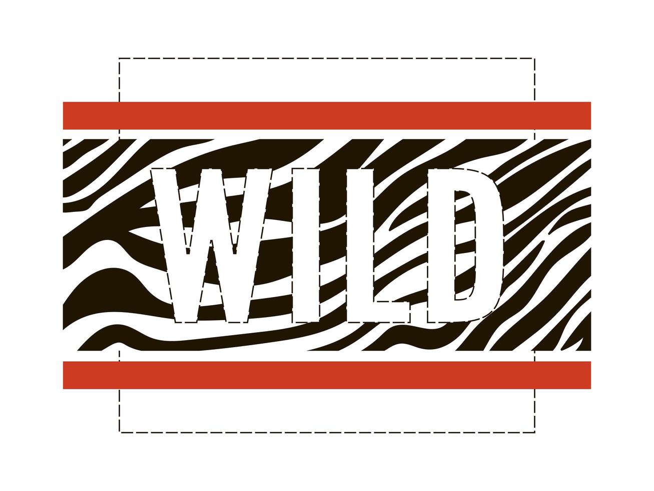 trend vild zebra element med tiger tecken. tro på kärlek och älska dig själv vintage leopardstil, jaguar mode slogan för t-shirt för tjej. vektor illustration.