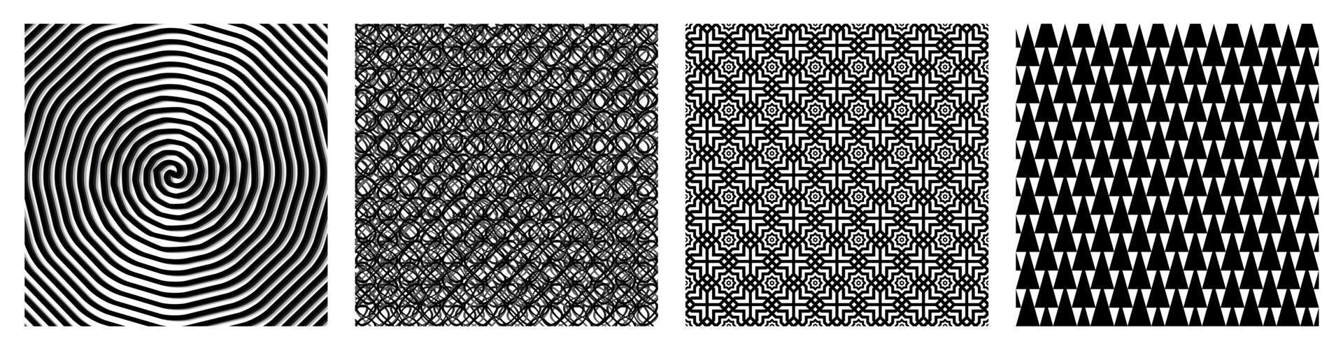 abstrakt psykedelisk konst bakgrund samling kort cet. vektor illustration