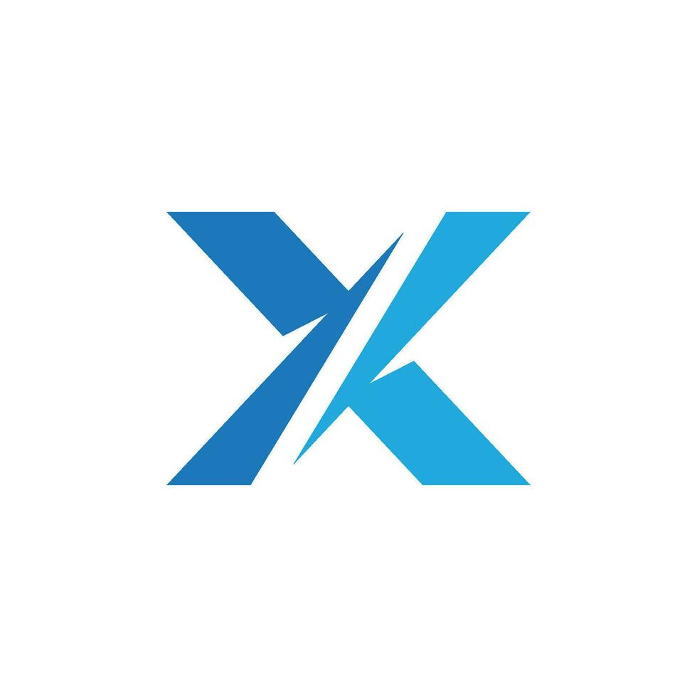 x Brief Logo Vorlage Vektor-Symbol vektor