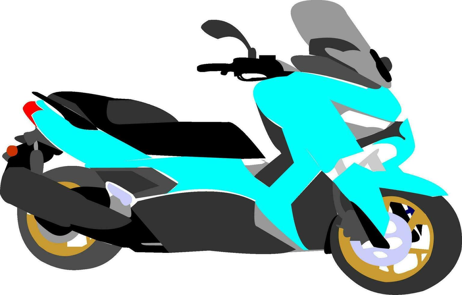 ein Motorrad Symbol vektor