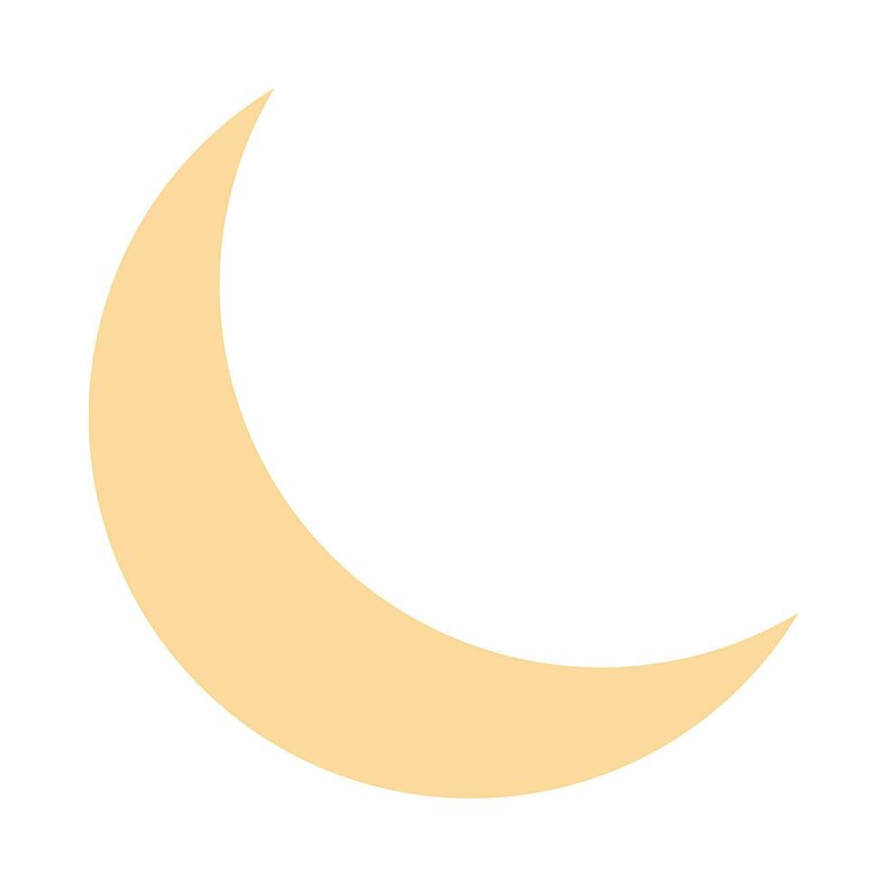 måne vektor platt ikon för personlig och kommersiell använda sig av.