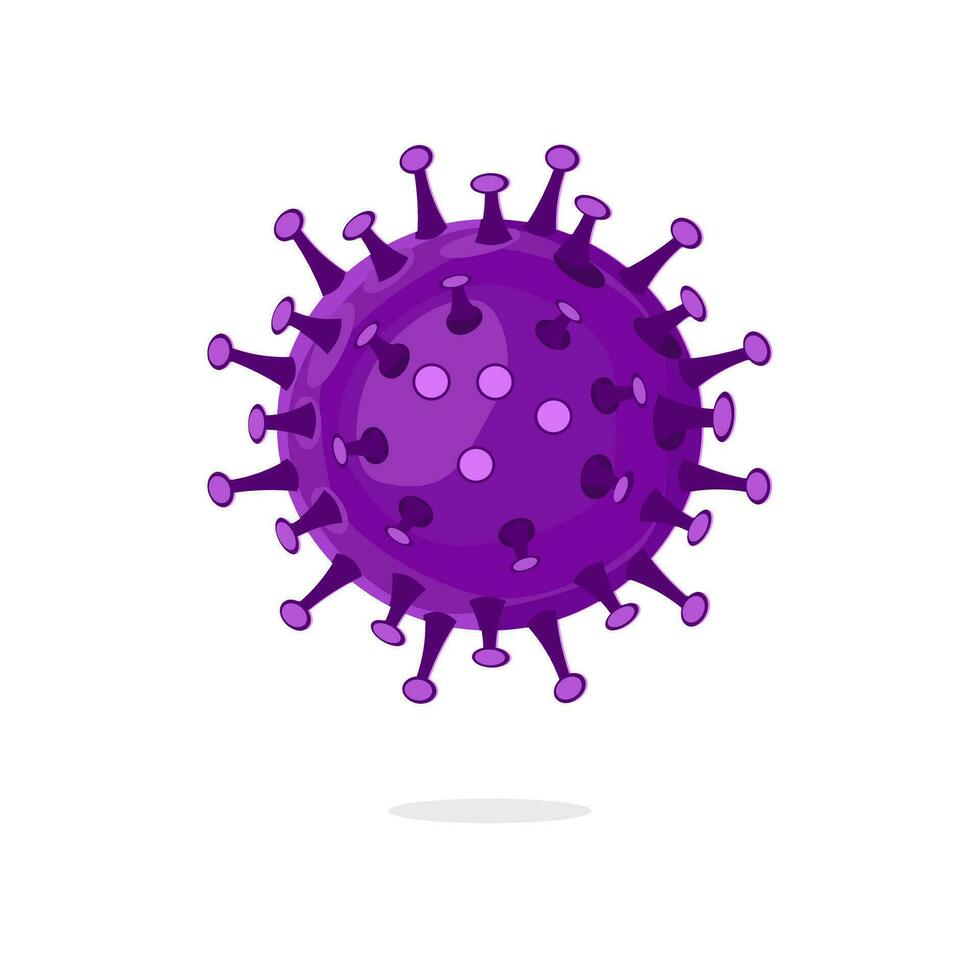 covid 19 oder 2019-ncov.coronavirus Symbol. auf Weiß Hintergrund vektor