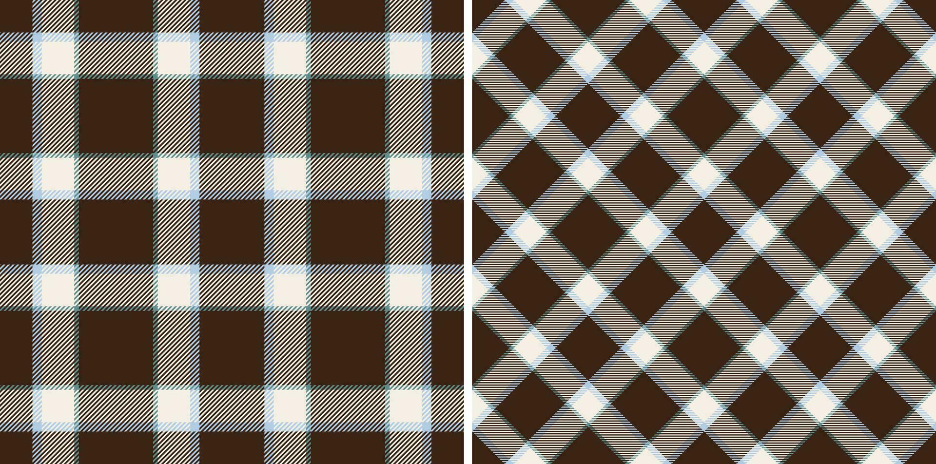 nahtlos Plaid Tartan von Textil- Vektor prüfen mit ein Muster Stoff Hintergrund Textur.