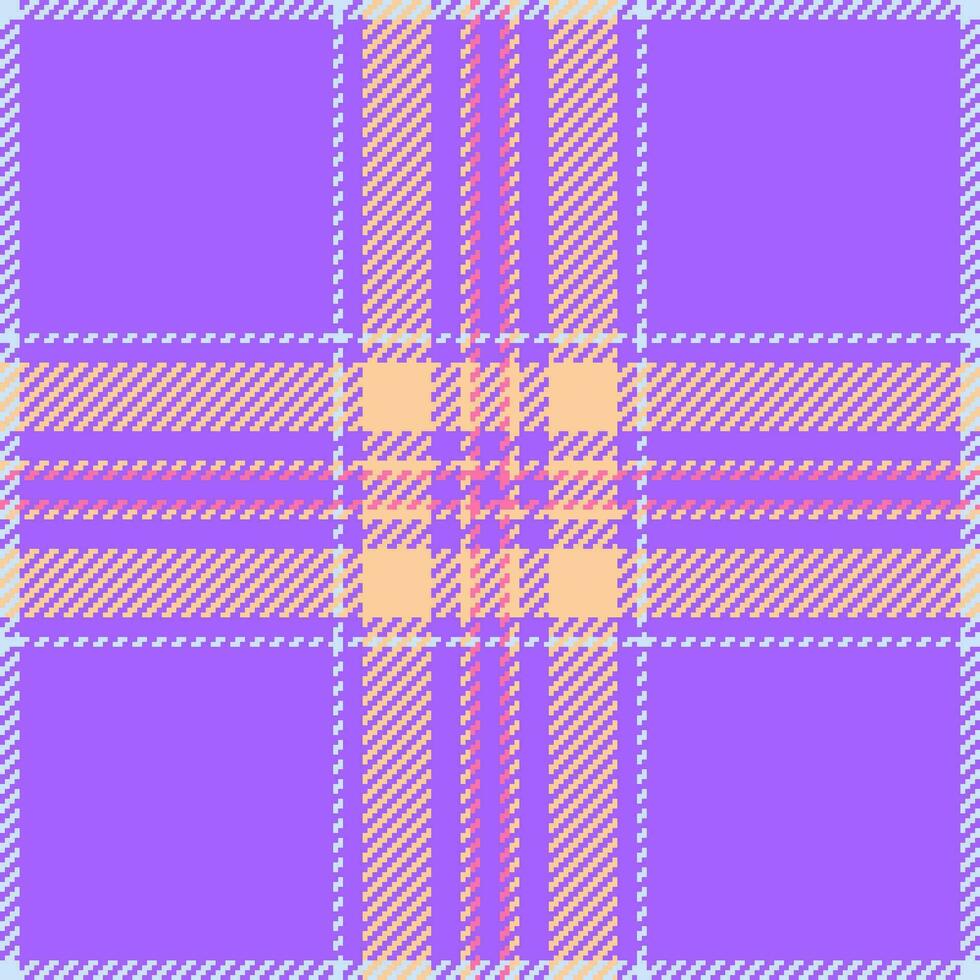 bakgrund tartan textur av tyg vektor textil- med en sömlös pläd kolla upp mönster.