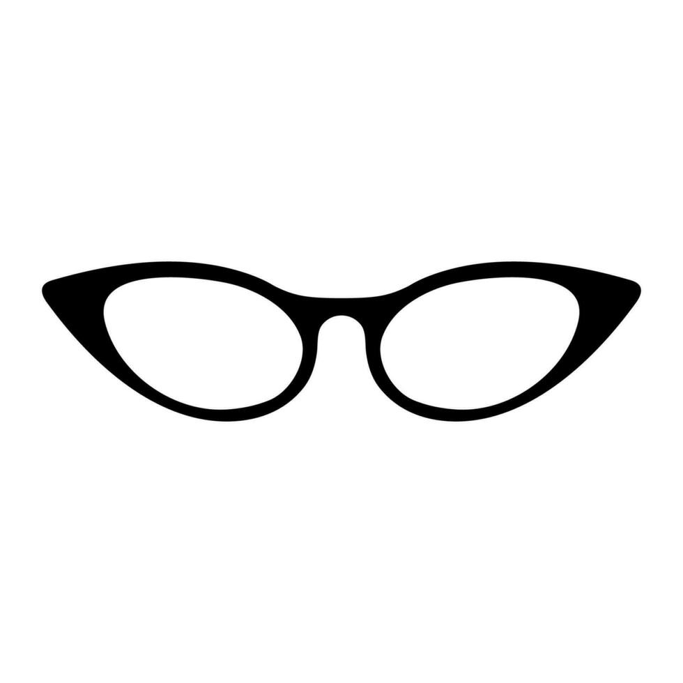 Sonnenbrille Symbol isoliert auf Weiß Hintergrund, Brille Vektor Illustration